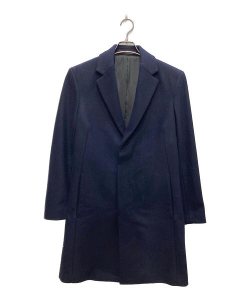 theory（セオリー）theory (セオリー) SOFT MELTON/BOWER TOP COAT ネイビー サイズ:Sの古着・服飾アイテム