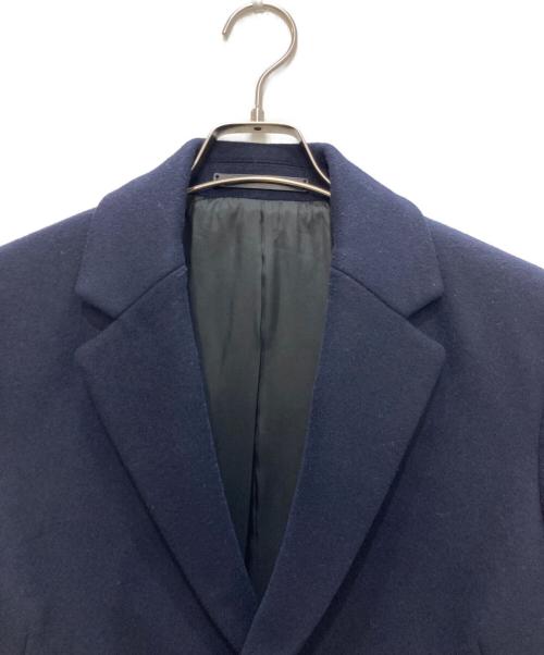 theory（セオリー）theory (セオリー) SOFT MELTON/BOWER TOP COAT ネイビー サイズ:Sの古着・服飾アイテム