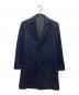 theory（セオリー）の古着「SOFT MELTON/BOWER TOP COAT」｜ネイビー