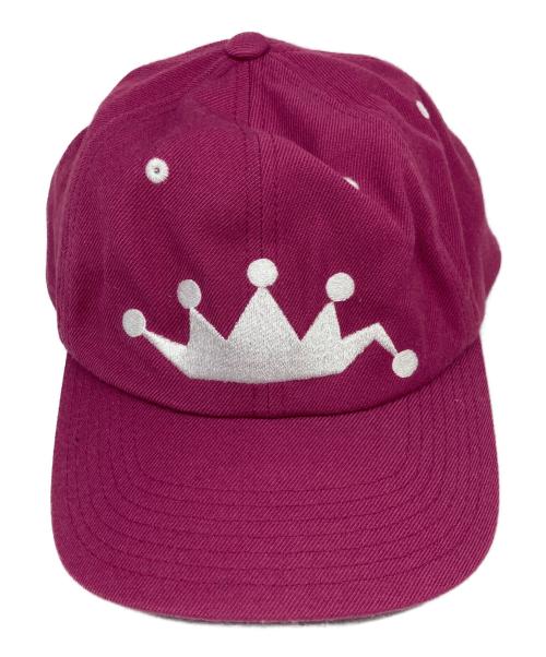 stussy（ステューシー）stussy (ステューシー) クラウンロゴキャップ ピンクの古着・服飾アイテム