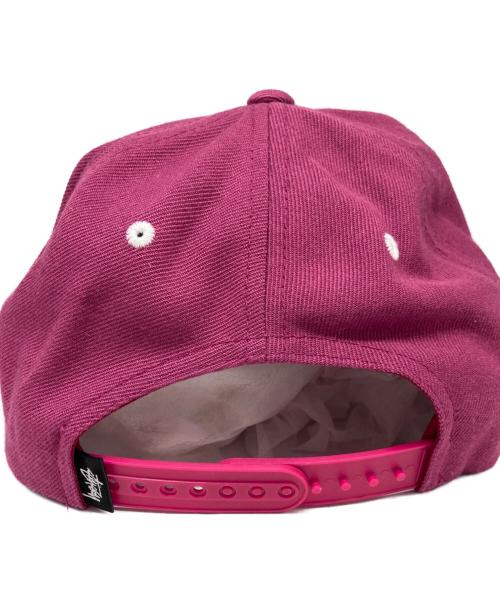 stussy（ステューシー）stussy (ステューシー) クラウンロゴキャップ ピンクの古着・服飾アイテム