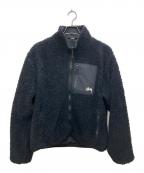 stussyステューシー）の古着「SHERPA REVERSIBLE JACKET」｜ブラック