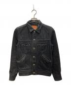 black rebelブラックレベル）の古着「Road Jack-2 DENIM JKT」｜ブラック