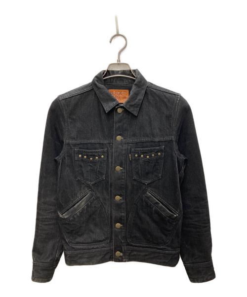 black rebel（ブラックレベル）black rebel (ブラックレベル) Road Jack-2 DENIM JKT ブラック サイズ:Sの古着・服飾アイテム