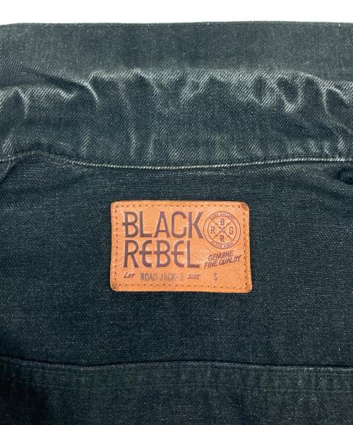 black rebel（ブラックレベル）black rebel (ブラックレベル) Road Jack-2 DENIM JKT ブラック サイズ:Sの古着・服飾アイテム