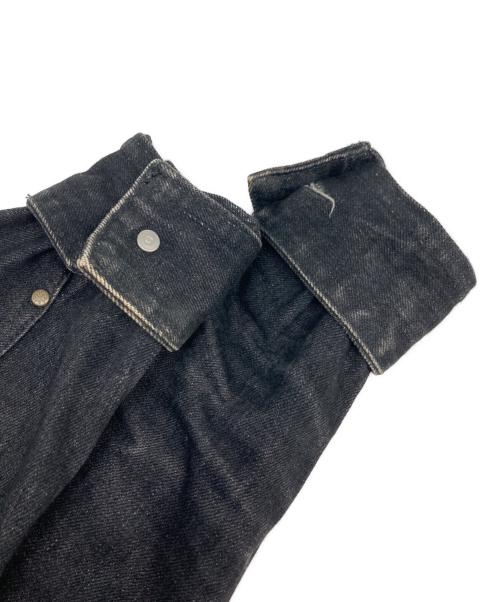 black rebel（ブラックレベル）black rebel (ブラックレベル) Road Jack-2 DENIM JKT ブラック サイズ:Sの古着・服飾アイテム