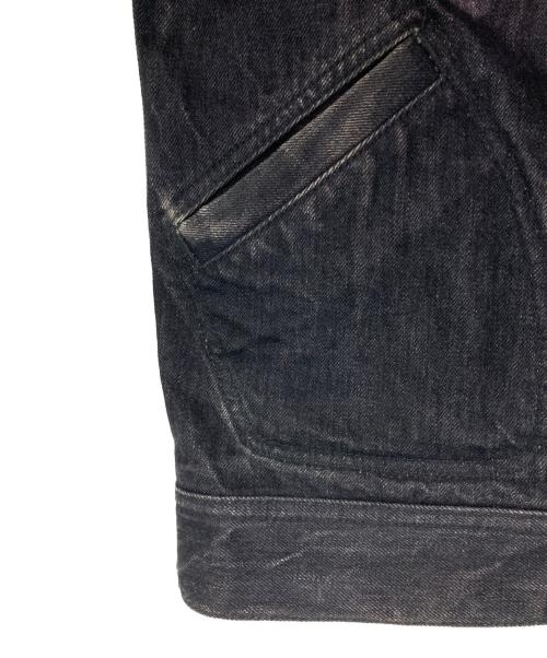black rebel（ブラックレベル）black rebel (ブラックレベル) Road Jack-2 DENIM JKT ブラック サイズ:Sの古着・服飾アイテム