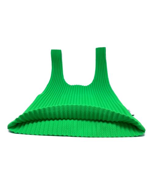 ISSEY MIYAKE MEN（イッセイミヤケメン）ISSEY MIYAKE MEN (イッセイミヤケメン) プリーツトートバッグ グリーンの古着・服飾アイテム