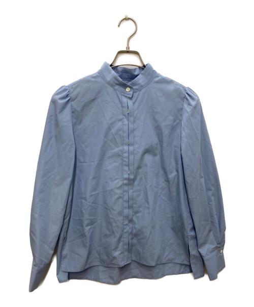 Audire（アウディーレ）Audire (アウディーレ) Audire bowtie blouse ブルー サイズ:3の古着・服飾アイテム
