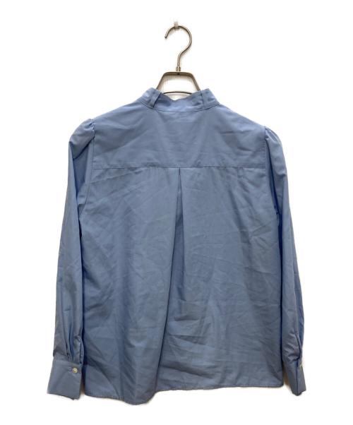 Audire（アウディーレ）Audire (アウディーレ) Audire bowtie blouse ブルー サイズ:3の古着・服飾アイテム