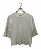 theory luxeセオリーリュクス）の古着「Lurex Knit Ramiele Sweater」｜シルバー