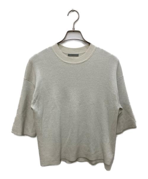theory luxe（セオリーリュクス）theory luxe (セオリーリュクス) Lurex Knit Ramiele Sweater シルバー サイズ:38の古着・服飾アイテム