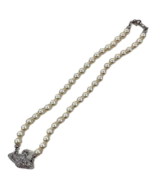 Vivienne Westwood（ヴィヴィアンウエストウッド）Vivienne Westwood (ヴィヴィアンウエストウッド) オーブモチーフパールネックレスの古着・服飾アイテム