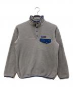 Patagoniaパタゴニア）の古着「ライトウェイト・シンチラ・スナップT・プルオーバー」｜グレー