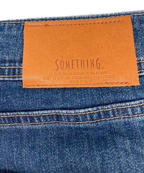 Something LISA（サムシングリサ）Something LISA (サムシングリサ) スーパーワイドパンツ インディゴ サイズ:Ｍの古着・服飾アイテム