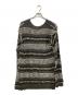 PERVERZE (パーバーズ) Wave Border Droopy Knit グレー サイズ:FREE：10000円