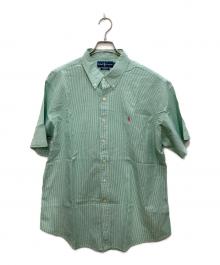 POLO RALPH LAUREN（ポロ・ラルフローレン）の古着「シアサッカーシャツ」｜グリーン