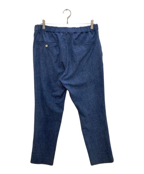 BEAMS HEART（ビームスハート）BEAMS HEART (ビームスハート) シアサッカーデニムプリントセットアップ インディゴ サイズ:50の古着・服飾アイテム