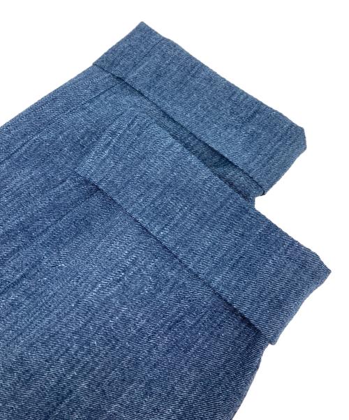 BEAMS HEART（ビームスハート）BEAMS HEART (ビームスハート) シアサッカーデニムプリントセットアップ インディゴ サイズ:50の古着・服飾アイテム