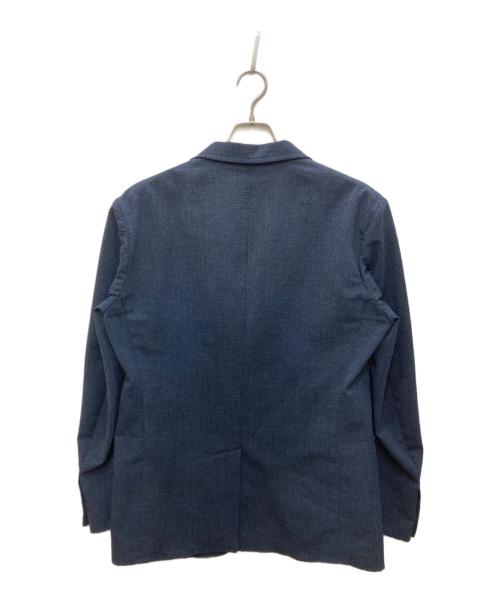 BEAMS HEART（ビームスハート）BEAMS HEART (ビームスハート) シアサッカーデニムプリントセットアップ インディゴ サイズ:50の古着・服飾アイテム