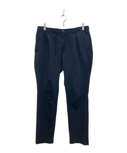 BEAMS HEART（ビームスハート）BEAMS HEART (ビームスハート) シアサッカーデニムプリントセットアップ インディゴ サイズ:50の古着・服飾アイテム
