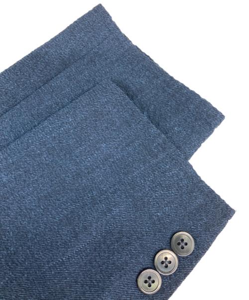 BEAMS HEART（ビームスハート）BEAMS HEART (ビームスハート) シアサッカーデニムプリントセットアップ インディゴ サイズ:50の古着・服飾アイテム