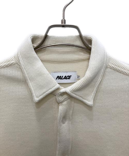 PALACE（パレス）PALACE (パレス) WAFFLE SHIRT ホワイト サイズ:Sの古着・服飾アイテム