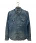 RRL（ダブルアールエル）の古着「デニムウエスタンシャツ」｜インディゴ