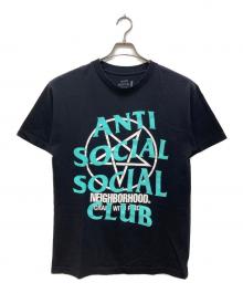 anti social social CLUB×NEIGHBORHOOD（アンチソーシャルソーシャルクラブ×ネイバーフッド）の古着「プリントTシャツ」｜ブラック