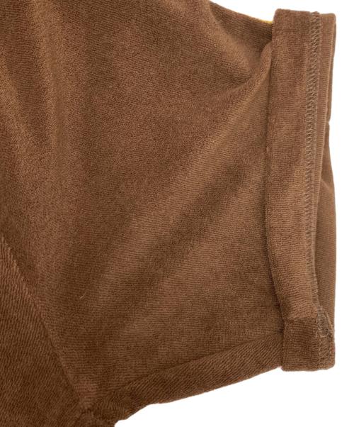 Needles（ニードルズ）Needles (ニードルズ) PALACE (パレス) TOWELLING T-SHIRT/タオル地 Tシャツ ブラウン サイズ:Ｍの古着・服飾アイテム
