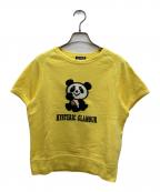 Hysteric Glamourヒステリックグラマー）の古着「パンダTシャツ」｜イエロー