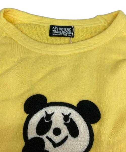 Hysteric Glamour（ヒステリックグラマー）Hysteric Glamour (ヒステリックグラマー) パンダTシャツ イエロー サイズ:Free 未使用品の古着・服飾アイテム