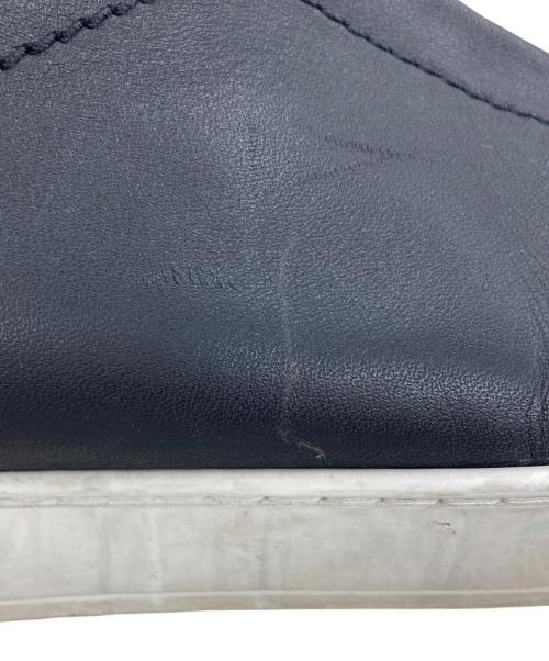 ZEGNA（ゼニア）ZEGNA (ゼニア) TRIPLE STITCH SECONDSKIN レザー スニーカー ブラック サイズ:８1/2UKの古着・服飾アイテム