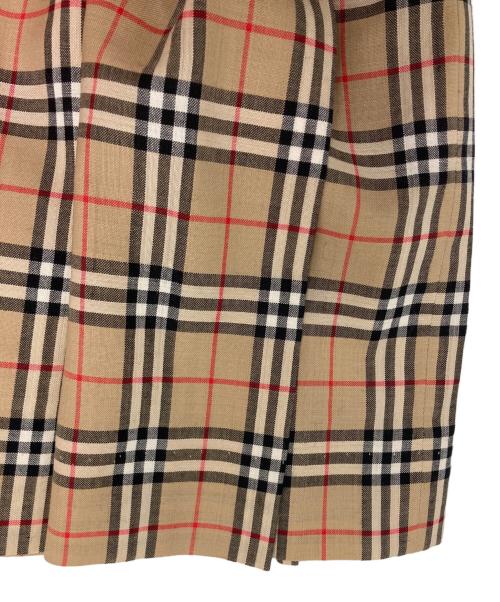 Burberry's（バーバリーズ）Burberry's (バーバリーズ) ノバチェックスカート ベージュ サイズ:38の古着・服飾アイテム
