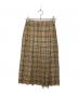 Burberry's（バーバリーズ）の古着「ノバチェックスカート」｜ベージュ