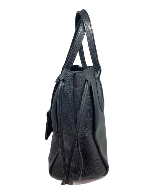 LONGCHAMP（ロンシャン）LONGCHAMP (ロンシャン) ペネロペ レザーハンドバッグ ブラックの古着・服飾アイテム