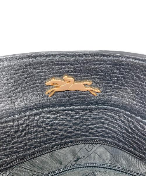 LONGCHAMP（ロンシャン）LONGCHAMP (ロンシャン) ペネロペ レザーハンドバッグ ブラックの古着・服飾アイテム