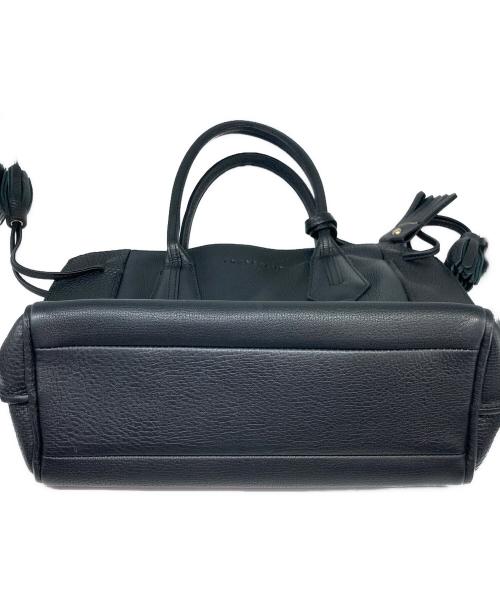 LONGCHAMP（ロンシャン）LONGCHAMP (ロンシャン) ペネロペ レザーハンドバッグ ブラックの古着・服飾アイテム