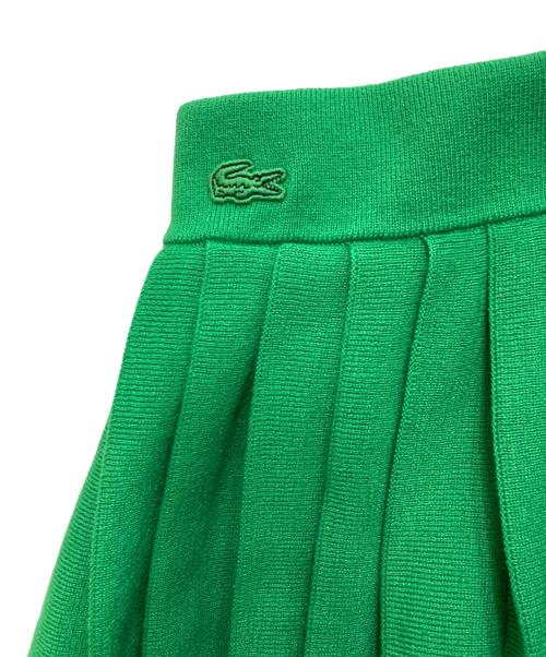LACOSTE（ラコステ）LACOSTE (ラコステ) Snidel (スナイデル) ミニプリーツスカート グリーン サイズ:36の古着・服飾アイテム