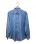 AURALEE（オーラリー）の古着「COTTON SILK STRIPE SHIRT」｜ブルー