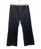 SECTIONセクション）の古着「DROP FLARE DENIM」｜ブラック