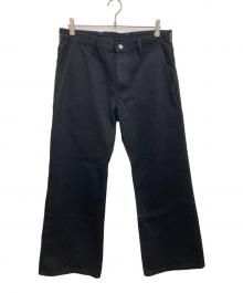SECTION（セクション）の古着「DROP FLARE DENIM」｜ブラック