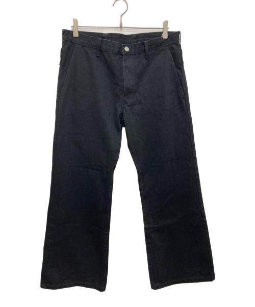 SECTION（セクション）SECTION (セクション) DROP FLARE DENIM ブラック サイズ:48の古着・服飾アイテム