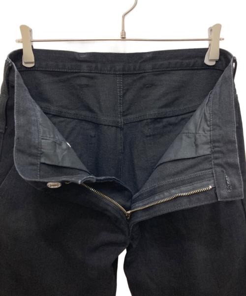 SECTION（セクション）SECTION (セクション) DROP FLARE DENIM ブラック サイズ:48の古着・服飾アイテム