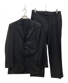RING JACKET（リングジャケット）の古着「3Bピンストライプセットアップスーツ」｜ブラック