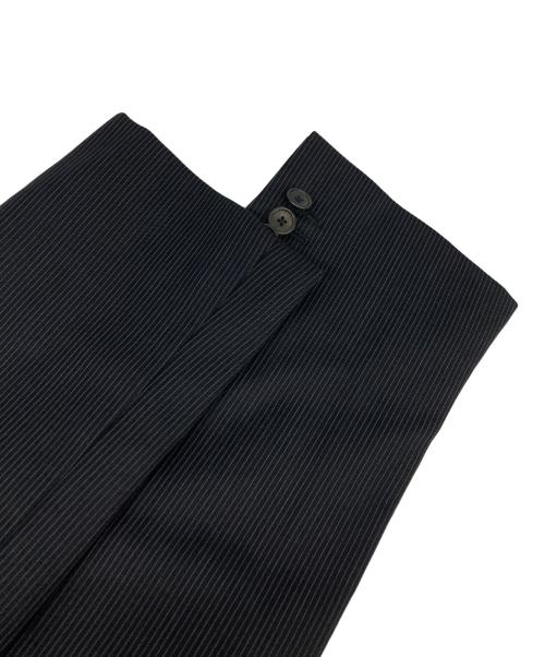 RING JACKET（リングジャケット）RING JACKET (リングジャケット) 3Bピンストライプセットアップスーツ ブラック サイズ:46の古着・服飾アイテム