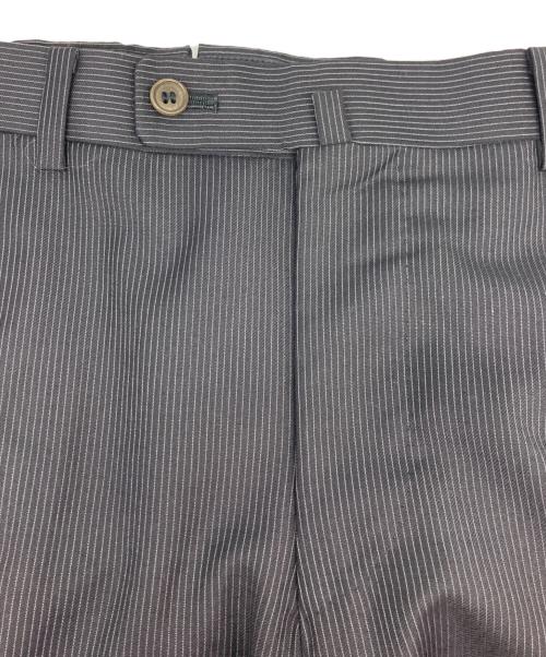 RING JACKET（リングジャケット）RING JACKET (リングジャケット) 3Bピンストライプセットアップスーツ ブラック サイズ:46の古着・服飾アイテム