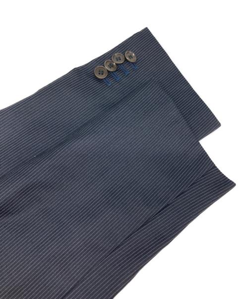 RING JACKET（リングジャケット）RING JACKET (リングジャケット) 3Bピンストライプセットアップスーツ ネイビー サイズ:46の古着・服飾アイテム