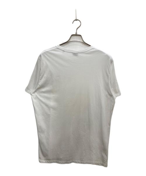 DIESEL（ディーゼル）DIESEL (ディーゼル) フロッキープリントカットソー ホワイト サイズ:XLの古着・服飾アイテム