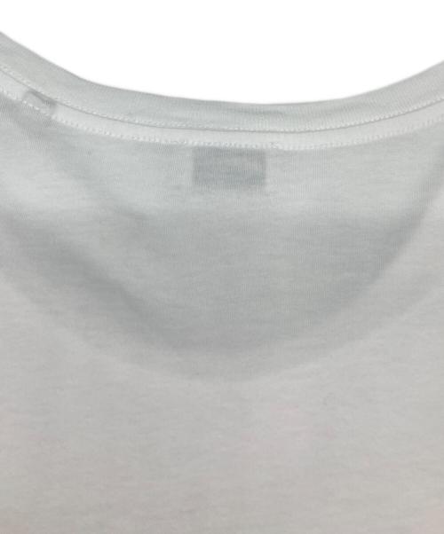 DIESEL（ディーゼル）DIESEL (ディーゼル) フロッキープリントカットソー ホワイト サイズ:XLの古着・服飾アイテム